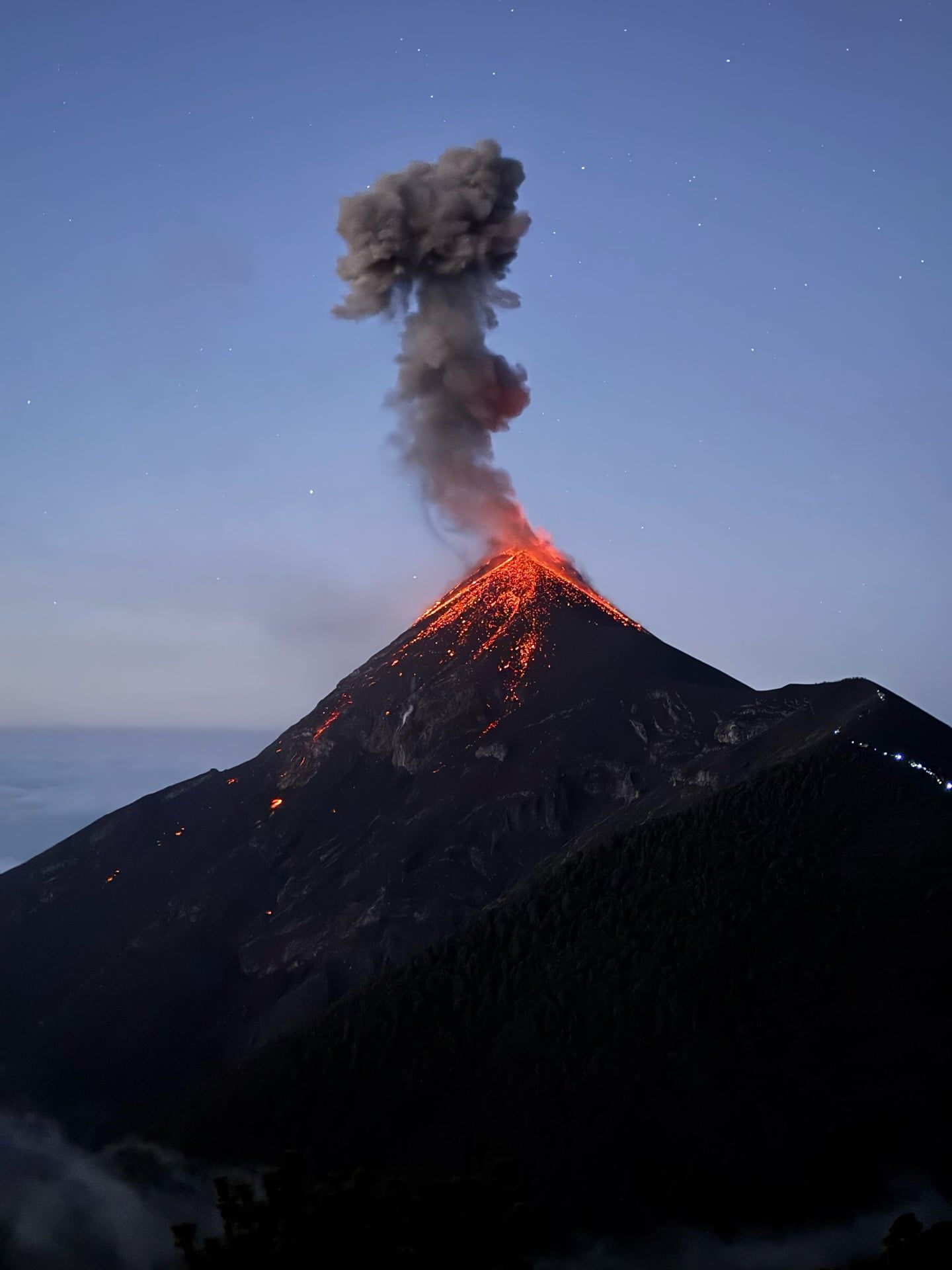 Acatenango Volcano view