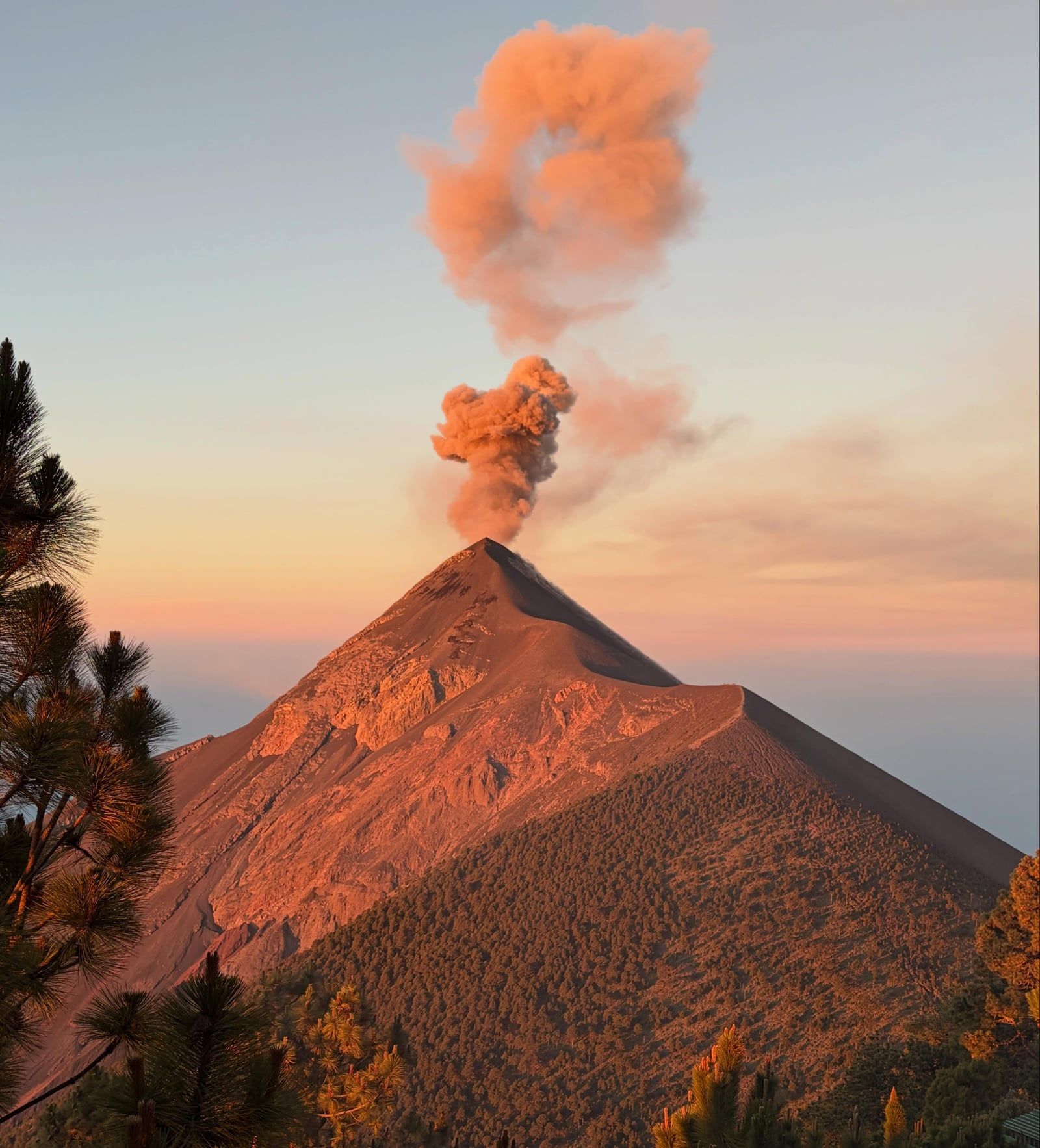 Acatenango Volcano view